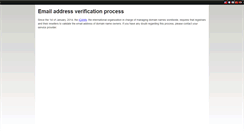 Desktop Screenshot of domainnameverification.net
